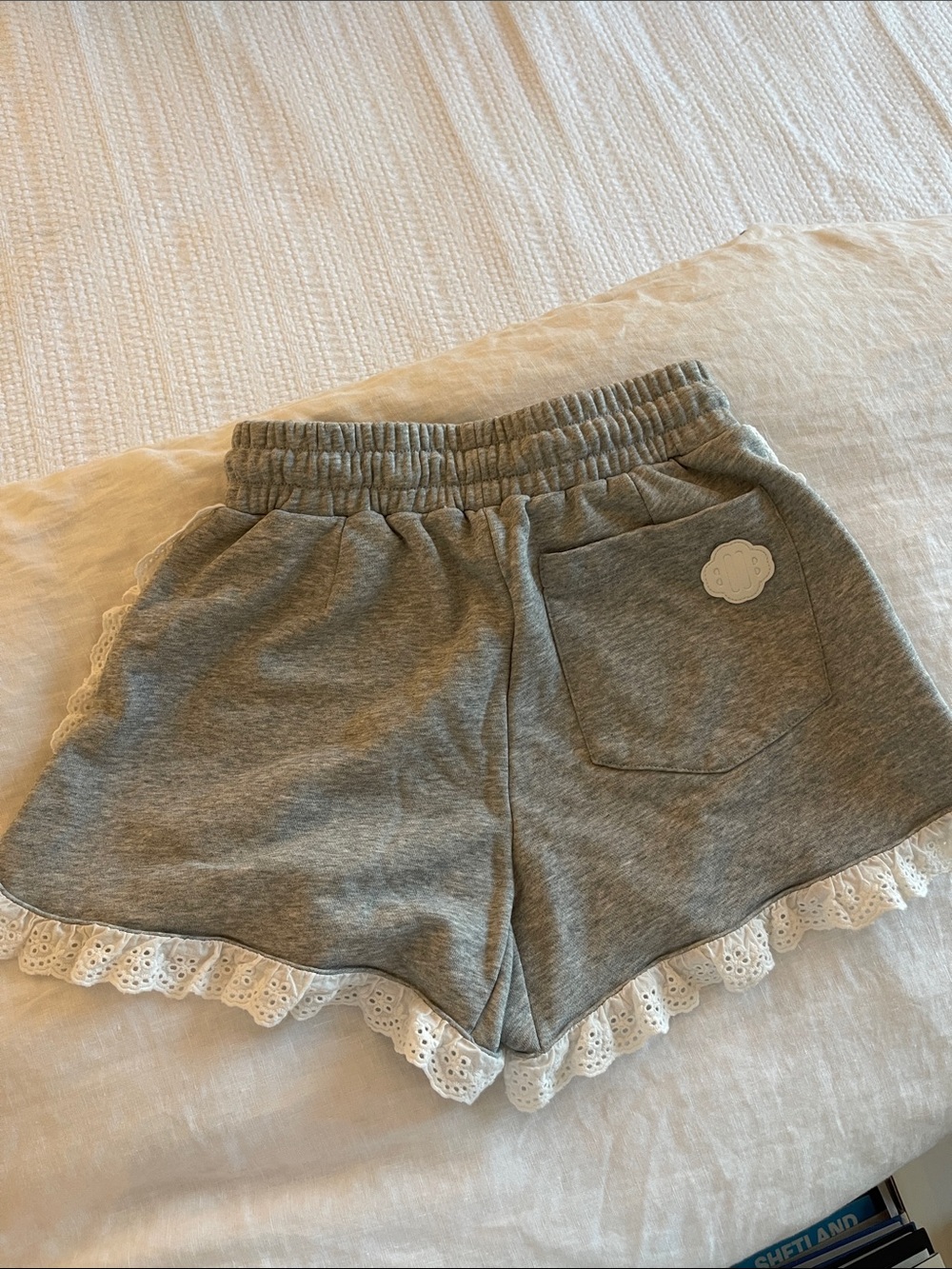 Maje Shorts with Embroidered Ruffles - Picture 7 of 8